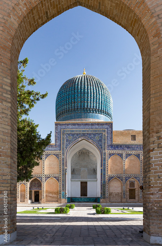 Gur-E Amir Mausoleum, in Samarkand, Uzbekistan