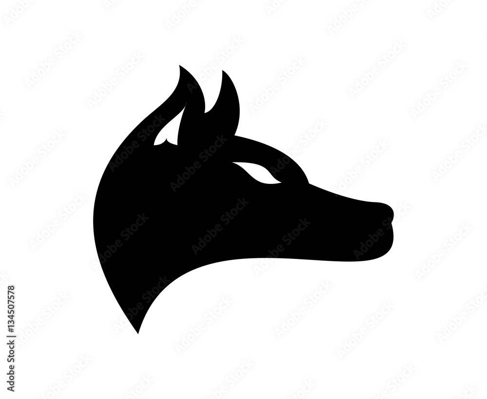 Fototapeta Wolf logo