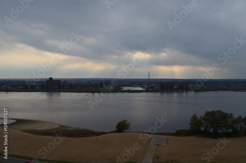 Wisła w Płocku/The Vistula river in Plock, Masovia, Poland