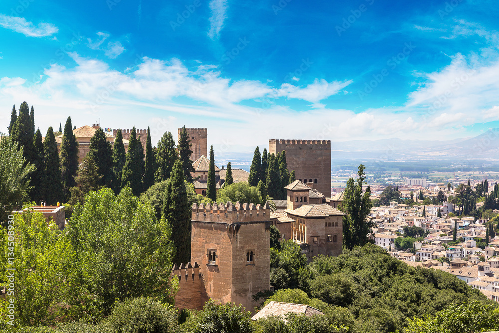 Panoramic view of Granada