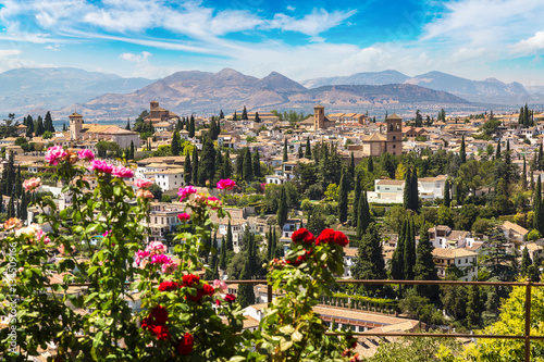 Panoramic view of Granada photo