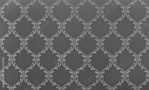 Cloth embroidered with a repeating pattern