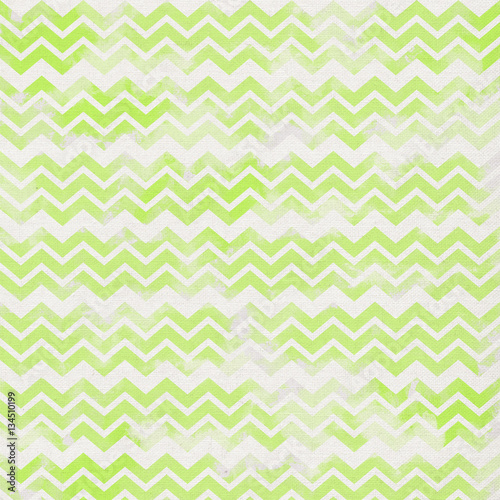 Vintage textured background with green faded chevron