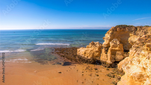 Rocky Beach at Algarve, Portugal