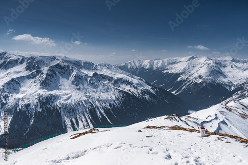 Winter view from Kasprowy Wierch in Tatra Mountains, Poland. © Tomasz Wozniak