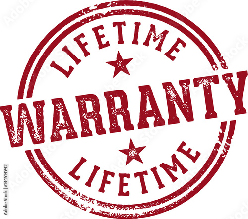 Lifetime Warranty Stamp