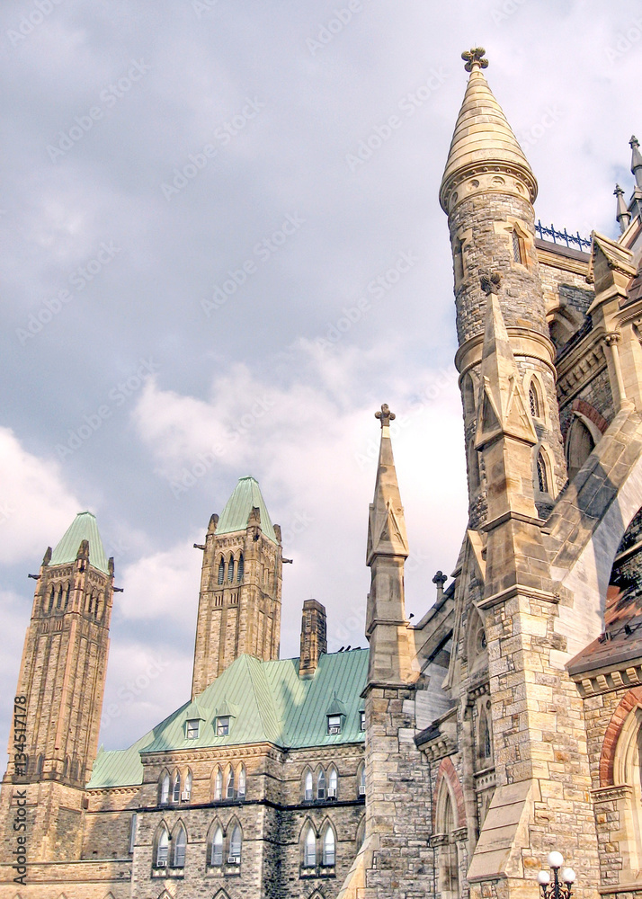Ottawa Towers of Canadian Parliament May 2008