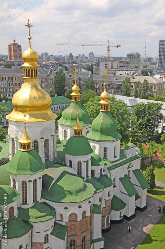 Ukraine. Kiev. View at Saint Sophia Cathedral