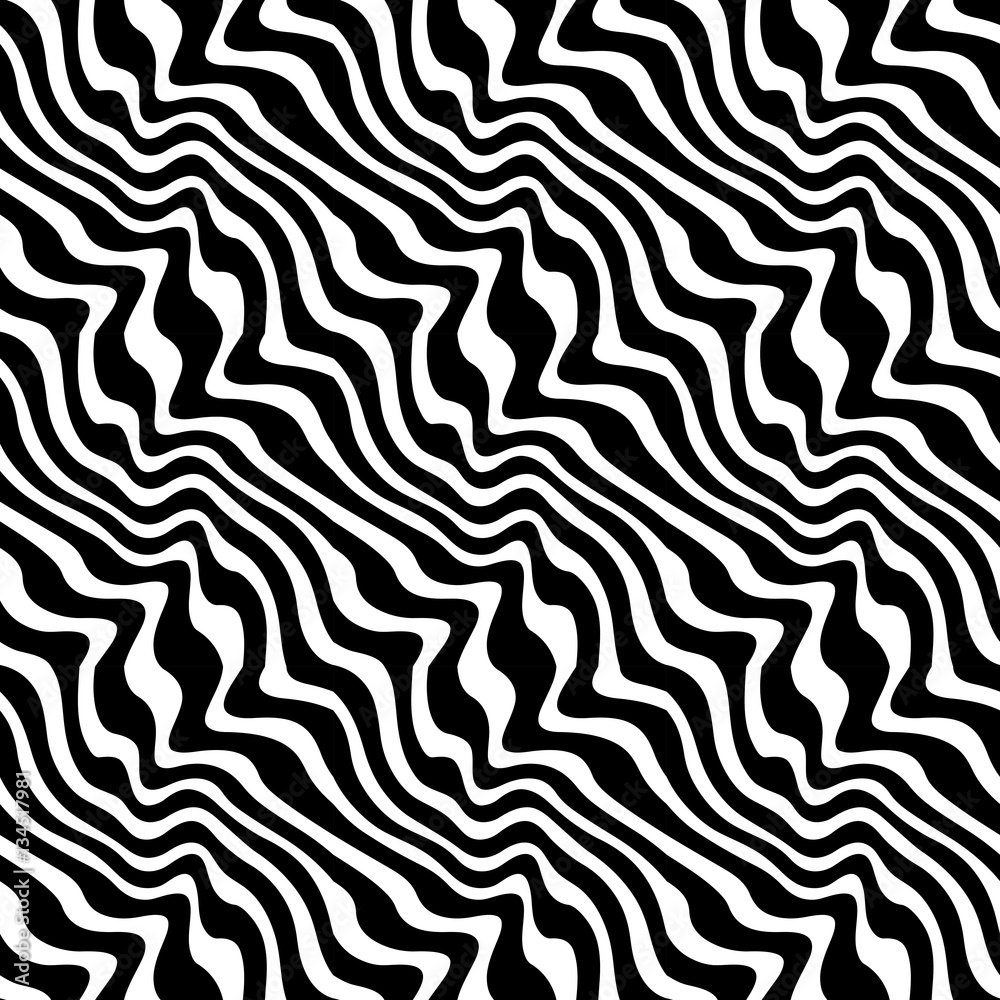 Abstract geometric black and white graphic design print weave pattern Abstract geometric black and white graphic design print weave pattern