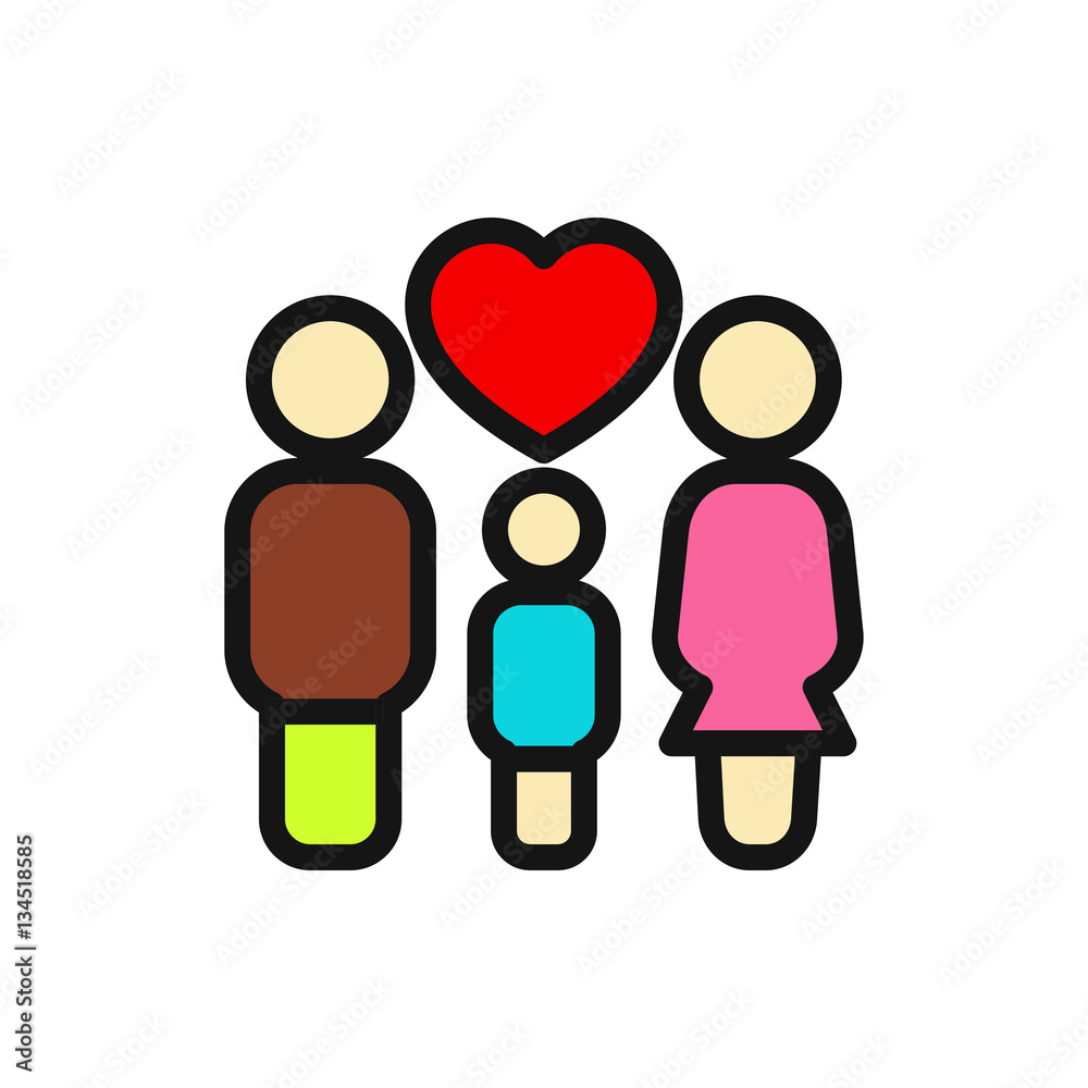 family icon illustration family icon illustration