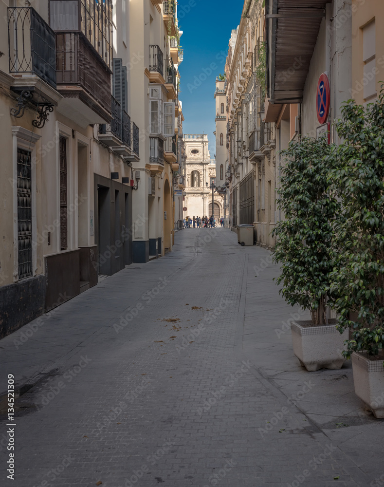 Cobblestone Street, Sevilla, 2016