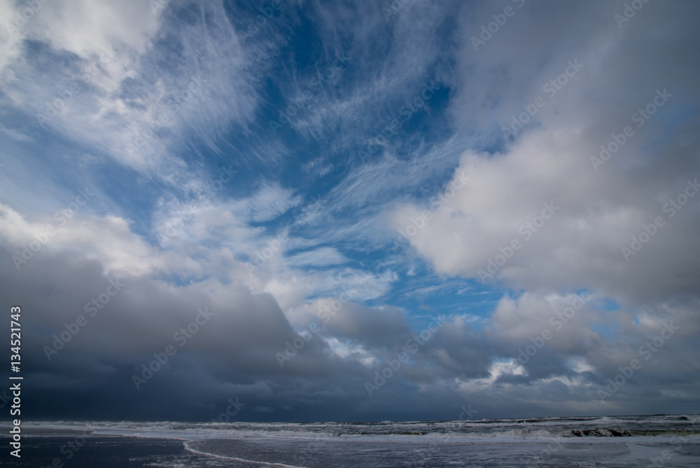 pretty clouds at Dutch beach pretty clouds at Dutch beach