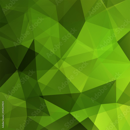 Abstract polygonal vector background. Green geometric vector illustration. Creative design template.