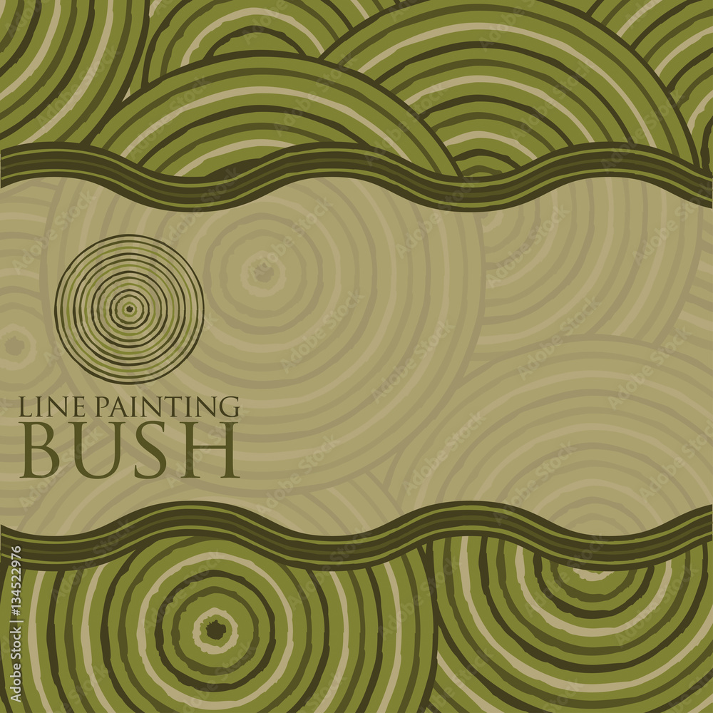 Line painting invite/ greeting card in vector format.