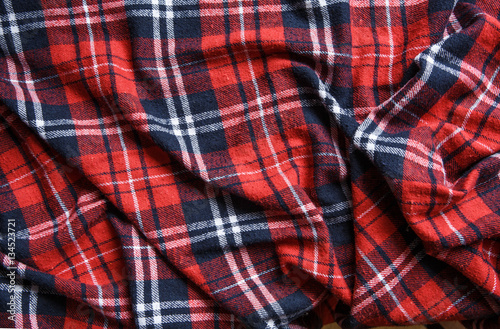 The bright scottish fabric. Texture, background