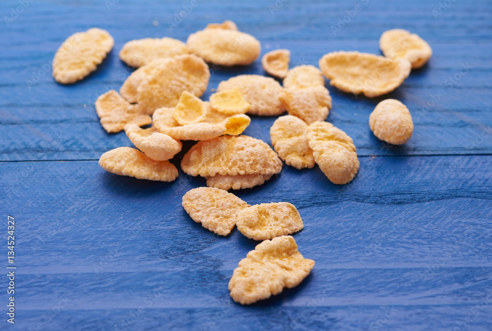 Fototapeta premium honey and corn flakes