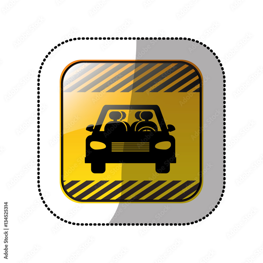 Isolated car vehicle icon vector illustration graphic design