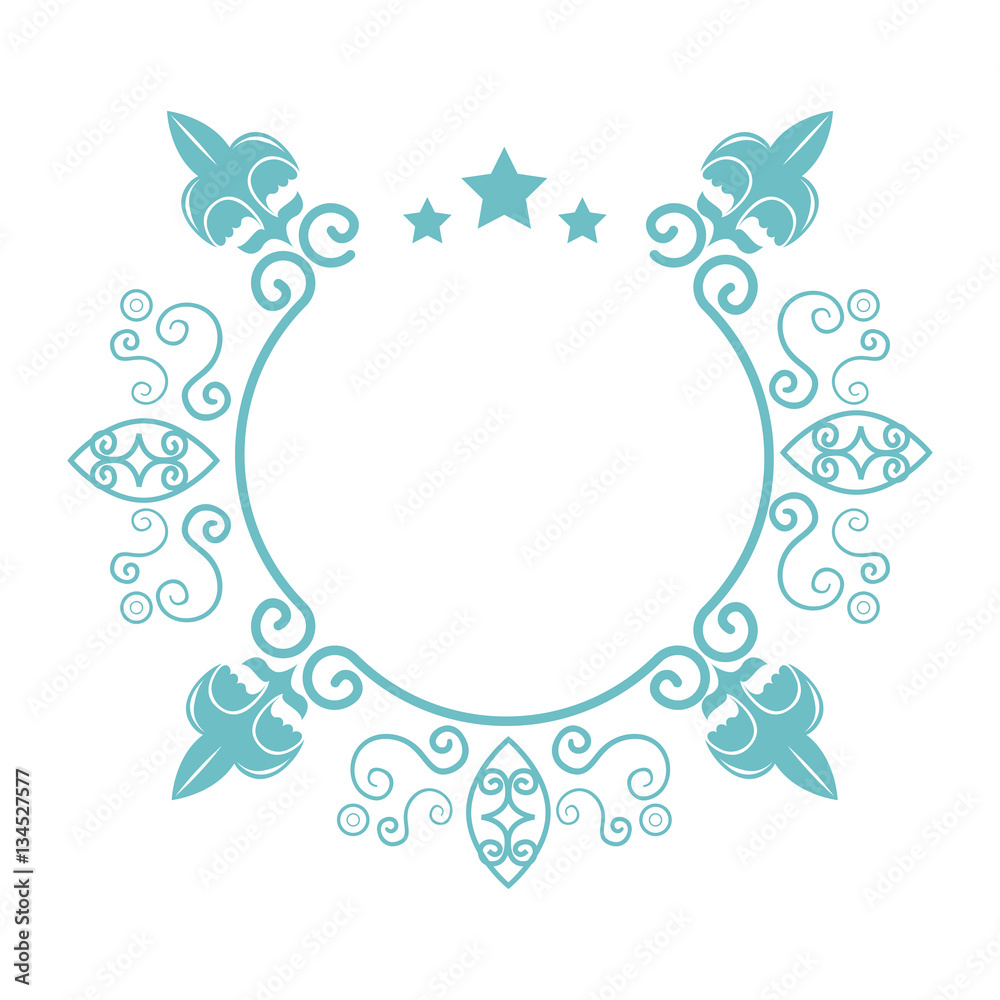 elegant frame decorative icon vector illustration design elegant frame decorative icon vector illustration design
