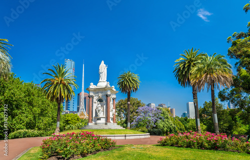Queen Victoria statue in Melbourne, Australia