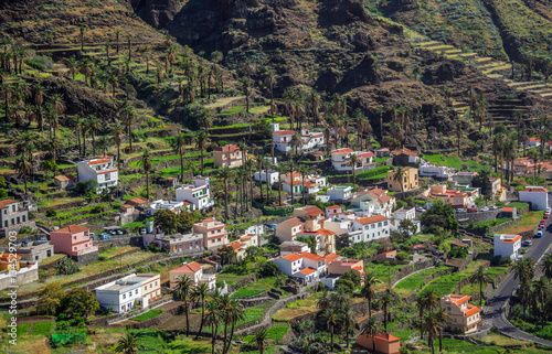 Hillside homes in the beautiful Valle Gran Rey