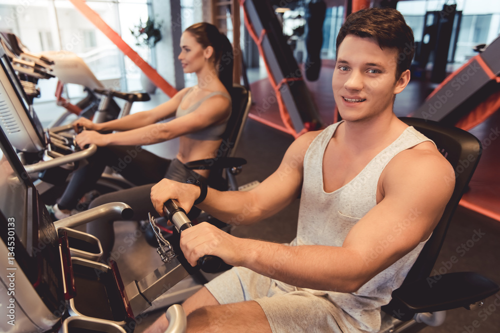 Fototapeta premium At the gym