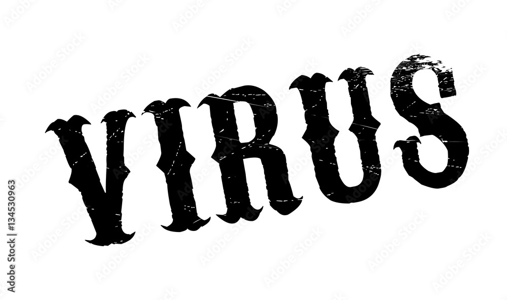 Virus rubber stamp. Grunge design with dust scratches. Effects can be easily removed for a clean, crisp look. Color is easily changed. Virus rubber stamp. Grunge design with dust scratches. Effects can be easily removed for a clean, crisp look. Color is easily changed.