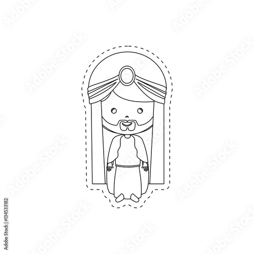 three wise men icon vector illustration graphic design