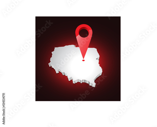 Map of Poland