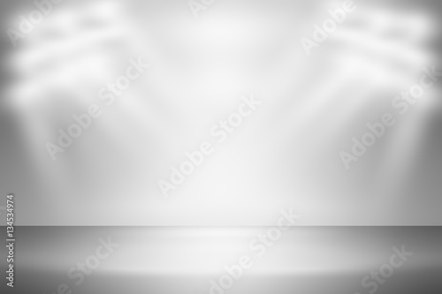 3D illustration background   Abstract gray empty room studio gradient used for background and display your product