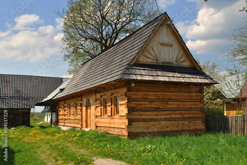 Drewniany dom na Podhalu