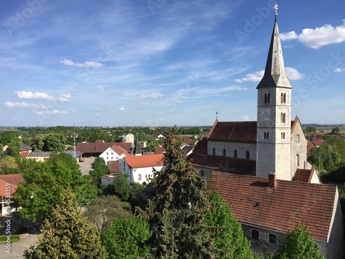 church urban panorama scenery