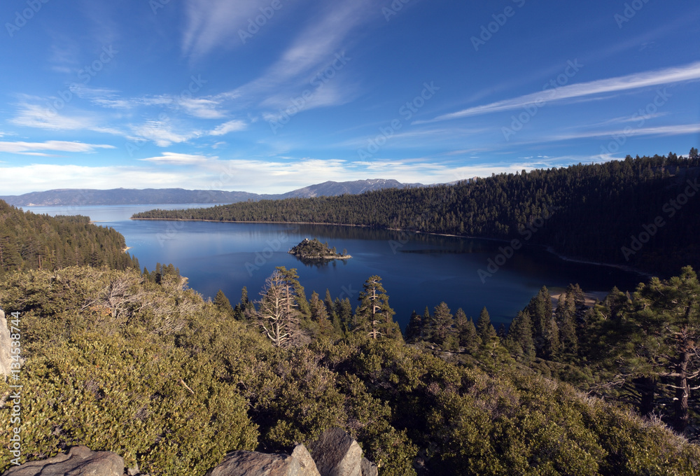 Emerald Bay. Lake Tahoe. California. Horizontal.