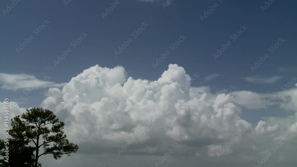 Sea Breeze Front Clouds on Alabama Shore Sea Breeze Front Clouds on Alabama Shore