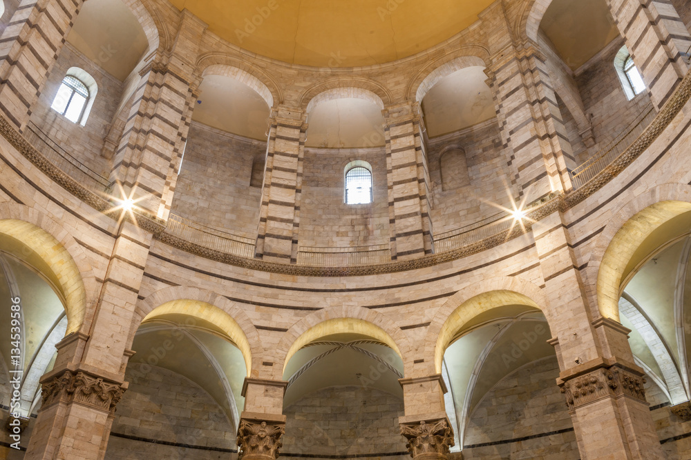 Pisa Baptistery Interior
