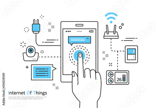 IOT Line illustration