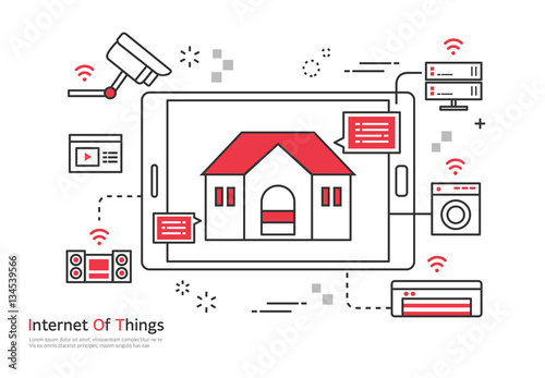 IOT Line illustration