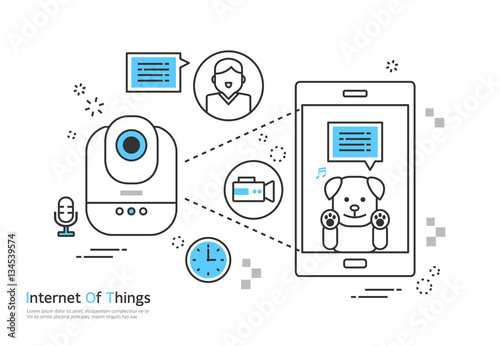 IOT Line illustration