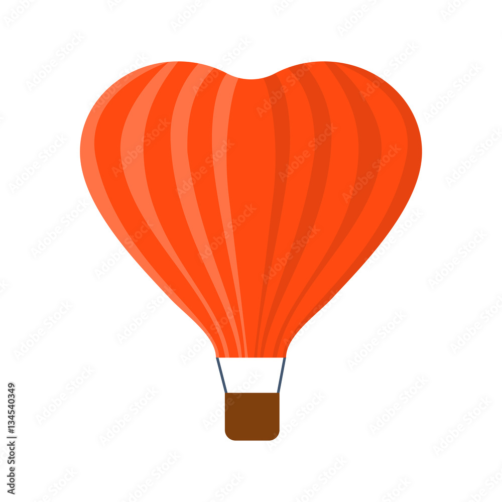 Obraz premium Ballon aerostat transport vector.