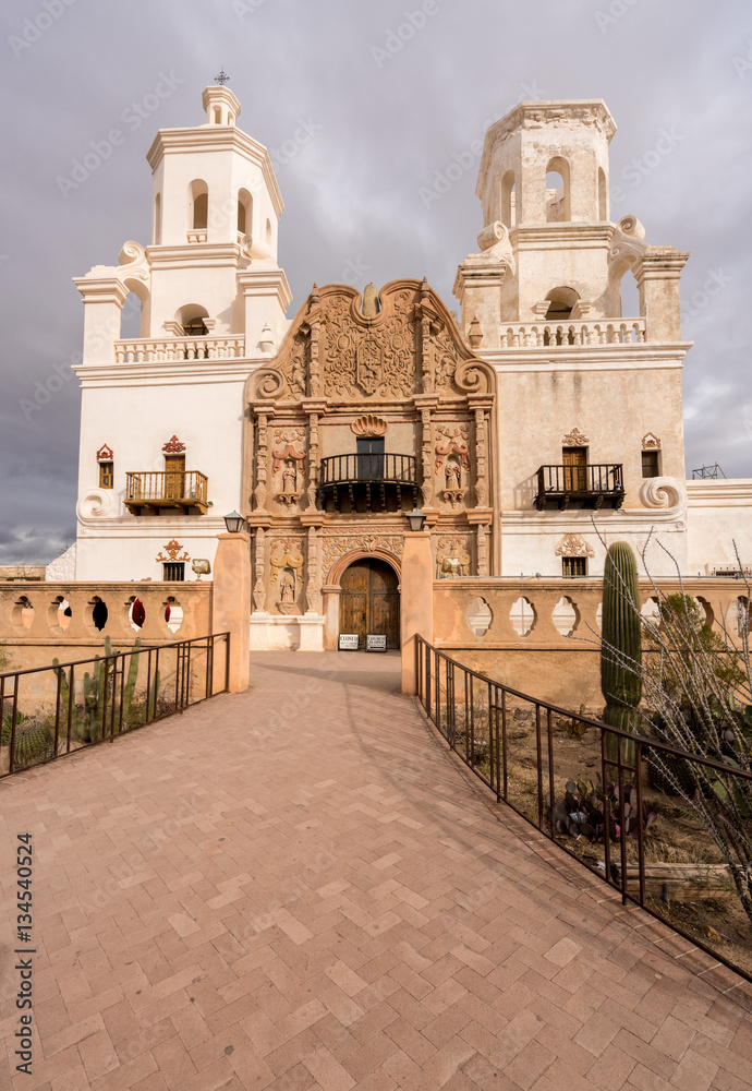 San Xavier del Bac Mission outside Tucson Arizona
