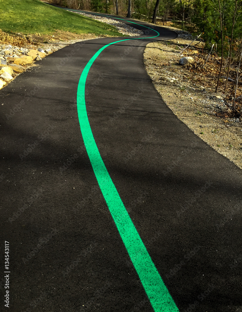 Obraz premium Bike Winding Trail