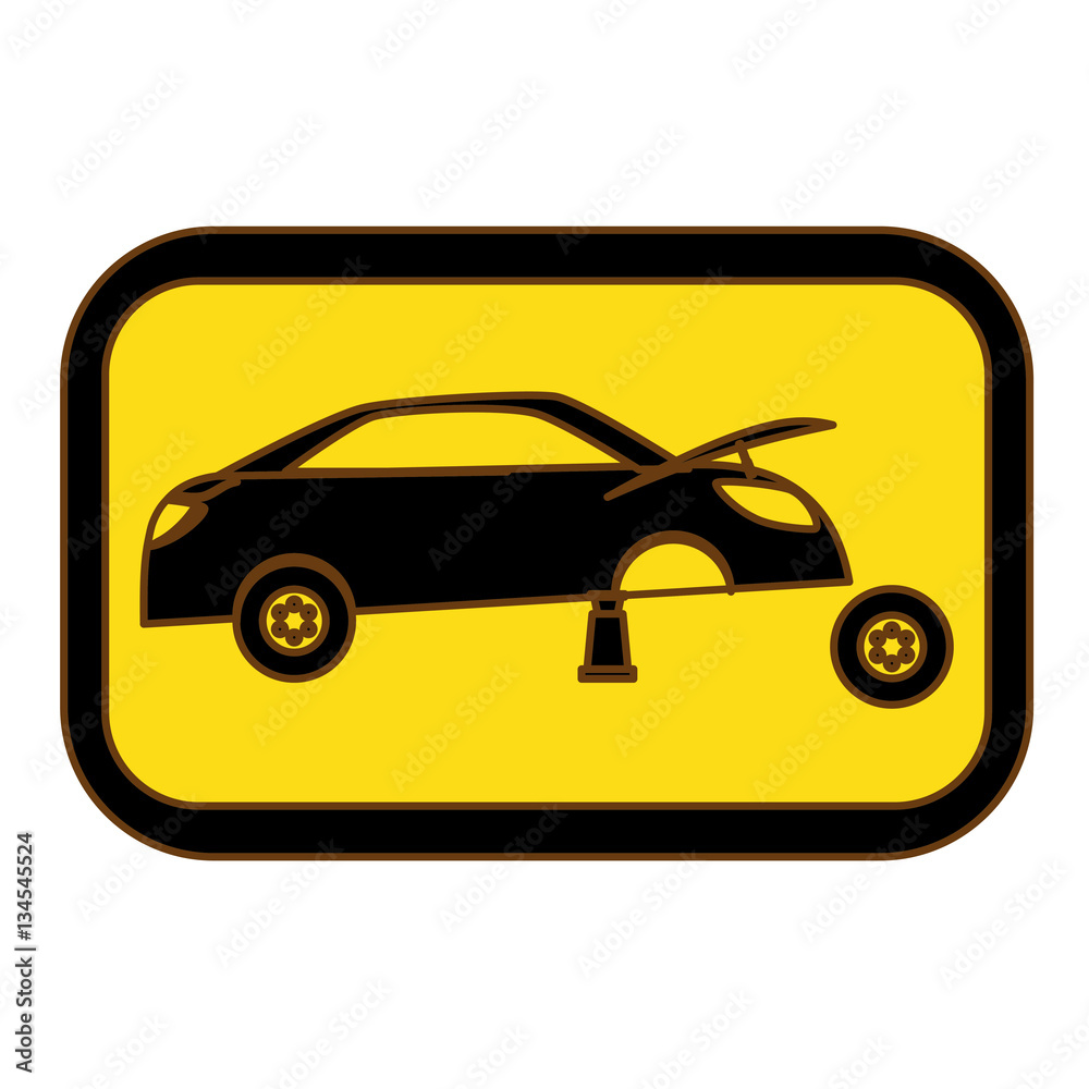 car workshop related icons image vector illustration design 