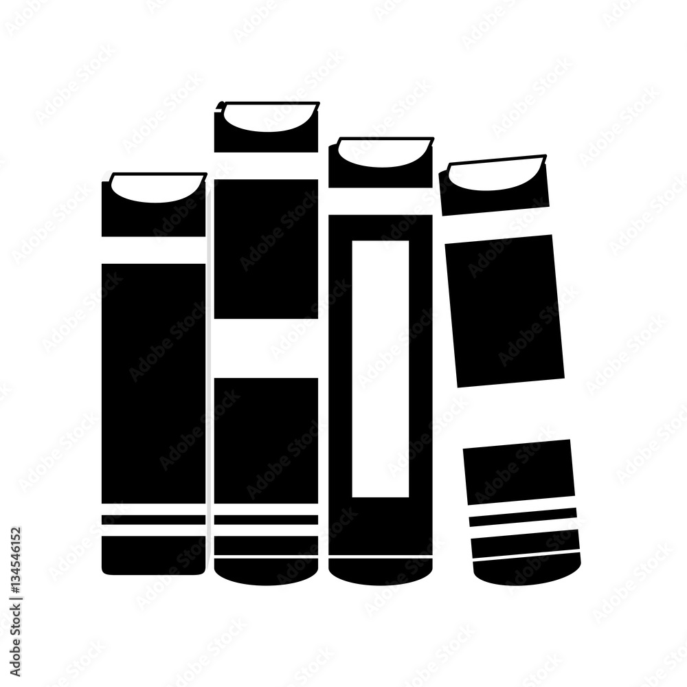 book icon image black and white vector illustration design book icon image black and white vector illustration design