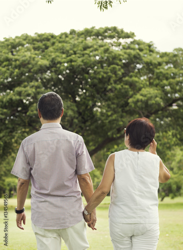 Senior Couple Leisure Outside Concept