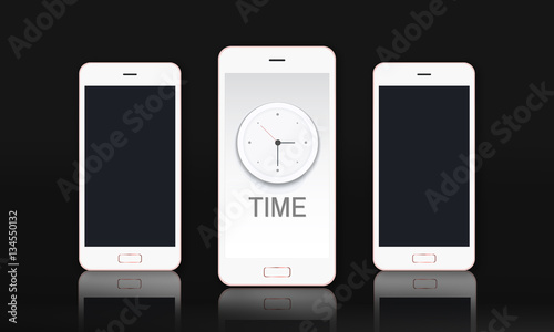 Time Clock Management Concept