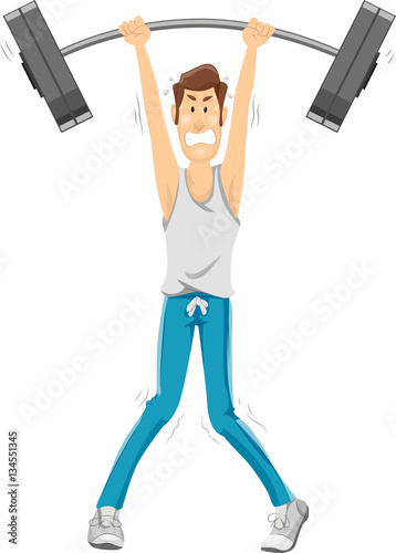Man Weight Lift Thin