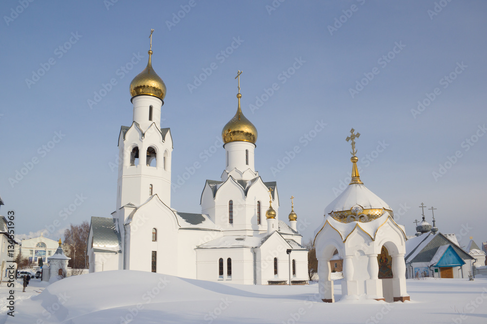 Archistrategos Mikhail church in Novosibirsk. Russia