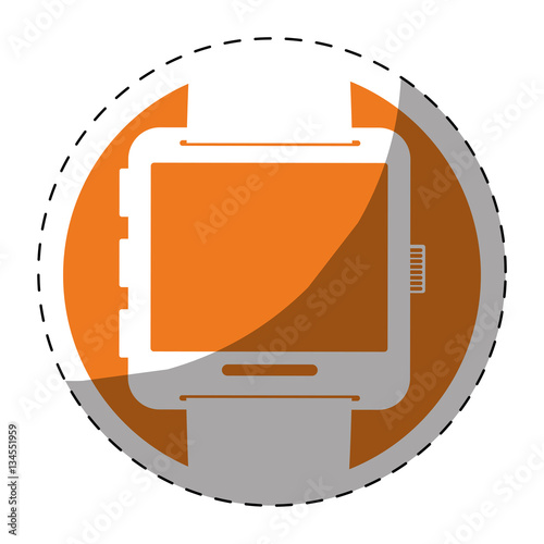 smartwatch button thumbnail icon imagevector illustration design  photo