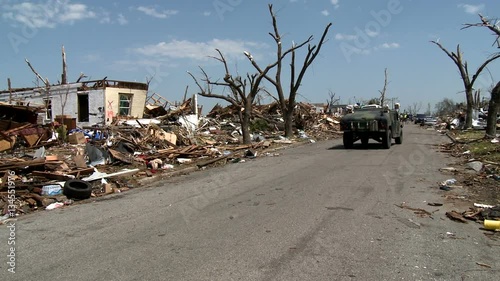National Guard Patrols After Joplin Missouri Tornado