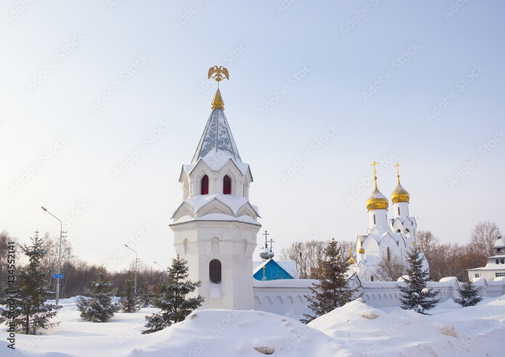 Archistrategos Mikhail church in Novosibirsk. Russia