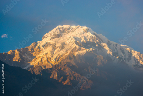 beautiful snow mountain of Annapurna Himalayan Range © Sunanta
